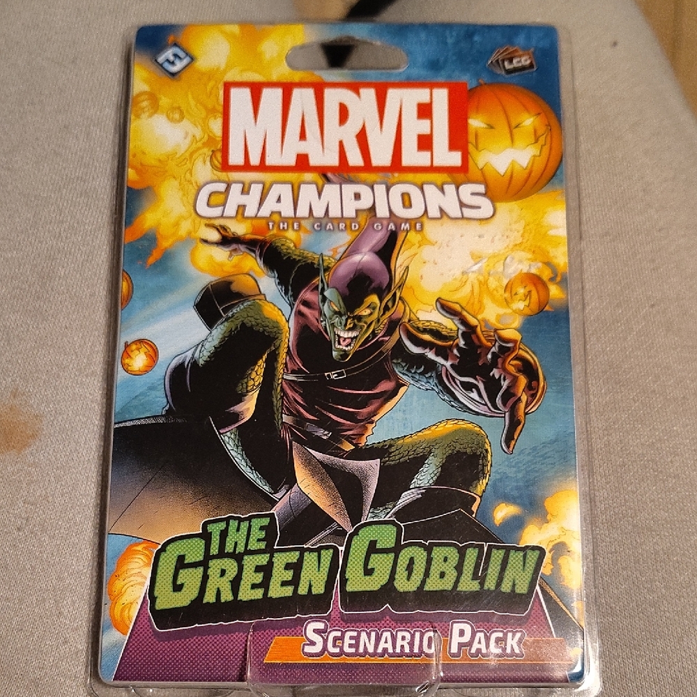 Brand New In Original Package Marvel Champions Green Goblin Card Pack
